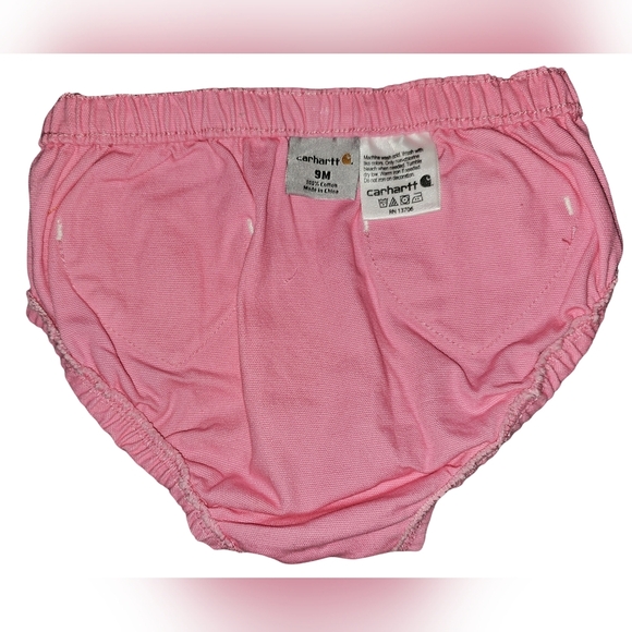Carhartt Baby Girls Pink Bloomers w/ Heart Pockets Cowgirl NWT Sz 9M - Picture 8 of 13